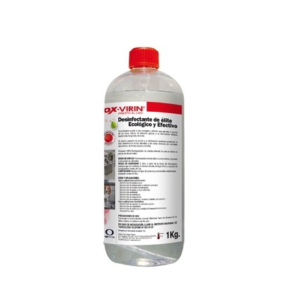 Desinfectante Liquido Ox-Virin, Con Tap�n, 1 Litro, Ecologico