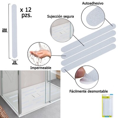 Tiras Antideslizante Adhesivas Para Ba�os / Duchas