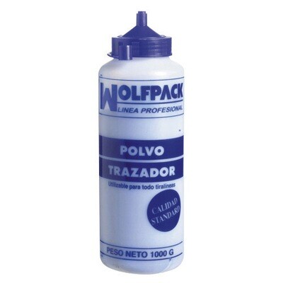 Bote Polvo Tiralineas Wolfpack 1000 Gramos.