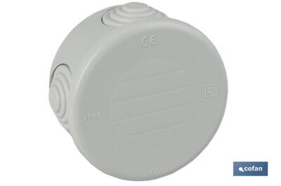 CAJA ESTANCA CON CONOS CIERRE CON TAPA A PRESI�N �70X35