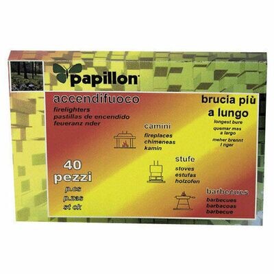 Pastillas Encendido Papillon 40 piezas
