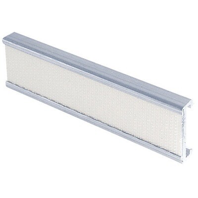Perfil Estor Velcro P-909  3,0mt Plata