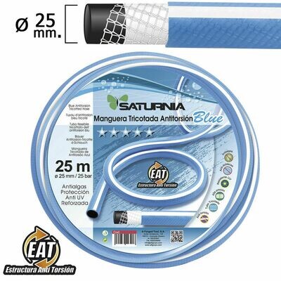 Manguera Tricotada No Torsion Blue � 25 mm. Rollo 25 metros