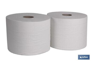 BOBINA INDUSTRIAL RECICLADA AZUL 250MTS (2 ROLLOS)