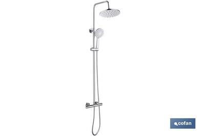 COLUMNA DUCHA 5 FUNCIONES GRIFO TERMOST�TICO