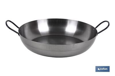 SARTEN LIONESA ACERO C/ASAS �360 MM
