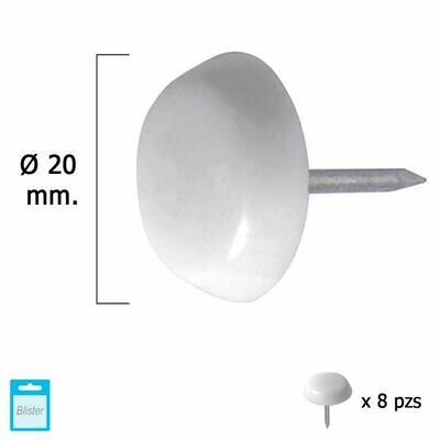 Deslizante Grande Blanco �20 (Blister 8 Unidades)