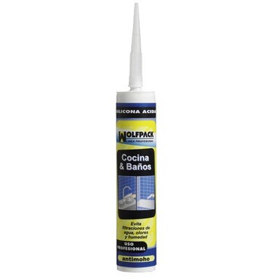 Silicona Acida Cocina/ba�o Blanca 280 ml.