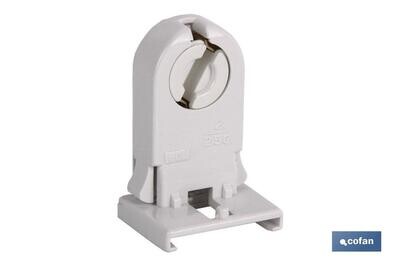 PORTAL�MPARAS DE FLUORESCENCIA 2A250V FIJACI�N PATILLAS EL�STICAS LATERALES