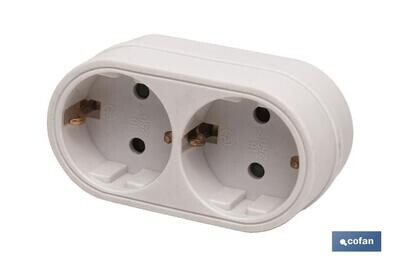 ADAPTADOR 2 VIAS FRONTAL SCHUKO (3.500W)