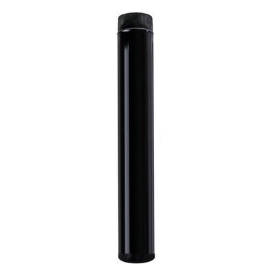 Wolfpack Tubo de Estufa Acero Vitrificado Negro � 120 mm. Ideal Estufas de Le�a, Chimenea, Alta resistencia, Color Negro