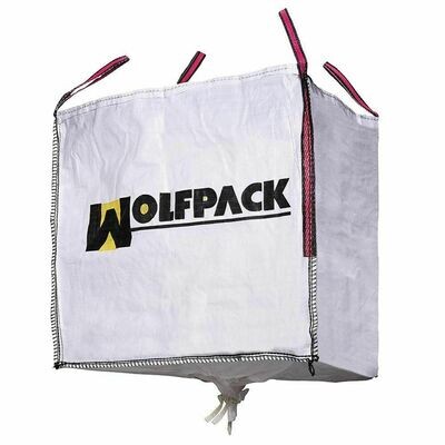 Saco Obra Big Bag 90x90x90cm. con V�lvula.  Carga m�xima seg. 1.000Kg.