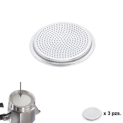 Filtro Cafetera Aluminio Classic / Inducci�n 2 Tazas (3 Unidades)