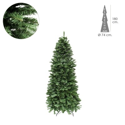 Arbol De Navidad 180 cm. Slim (estrecho) 1217 Ramas PVC