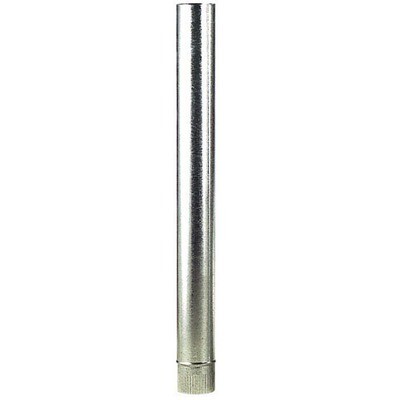 Wolfpack Tubo Estufa Acero Galvanizado � 130 mm, Ideal Estufas de Le�a, Chimenea, Alta resistencia, Conducto Humos