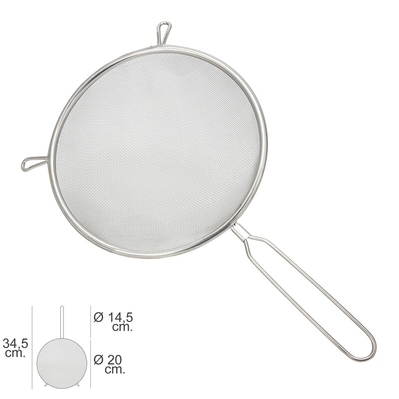 Colador Acero Inoxidable Basic � 20 x 34,5 (Alt.) cm.