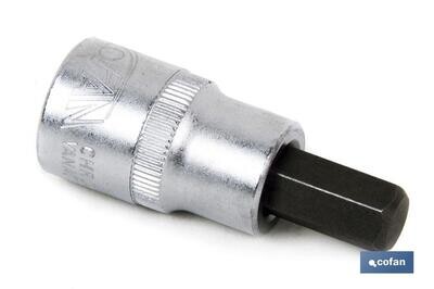 LLAVE DE VASO 3/8" CON PUNTA H-4