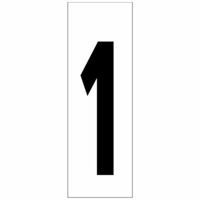 Numero Adhesivo 46x140 mm.   N� 1