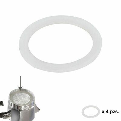 Junta Goma Silicona Cafetera Aluminio Classic / Inducci�n 6 Tazas (4 Unidades)