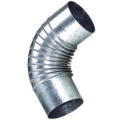 Codo Estufa Galvanizado de 120 mm. 90�.