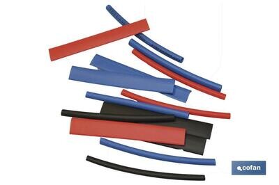 SURTIDO 10 TUBOS TERMORETR�CTILES 8 CM