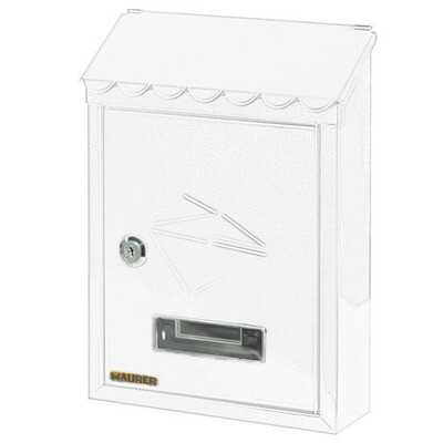 Buz�n Maurer Exterior 21x30x6,8 cm. Blanco