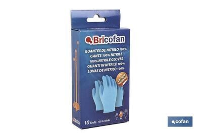 BLISTER 10 UDS. GUANTE NITRILO AZUL (T.PEQUE�A)