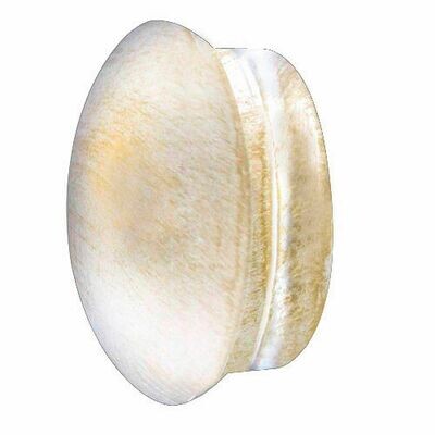 Terminal Forja Tapon � 20 mm. Marfil / Oro Juego 2 Piezas