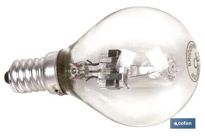 BOMBILLA HAL�GENA ESF�RICA AHORRO (28W/E14)
