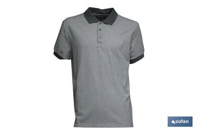 POLO 2 TONOS "VERDON" 160gms/m BEIS-NEGRO TALLA L