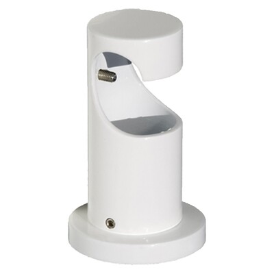 Soporte Zirconio Techo Largo Para barras � 20 mm Acabado Blanco