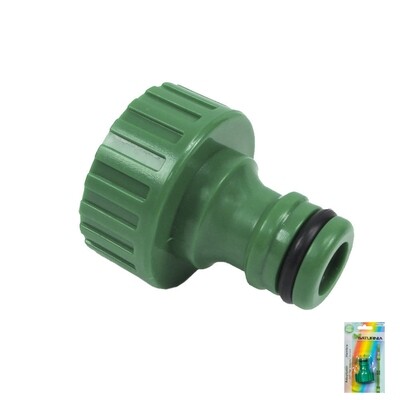 Adaptador Manguera Plastico 3/4 hembra  Blister