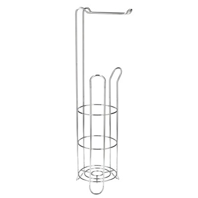 Portarrollos Papel Higienico Vertical Para Ba�o, Rollos De Reserva, 18x16x61cm.