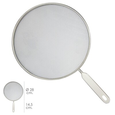 Tapa Anti Salpicaduras Sarten Aluminio � 28 cm. Con Mango