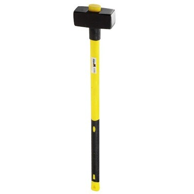 Maza Con Mango Fibra Vidrio 4 Kg. Cabeza de Acero Forjado