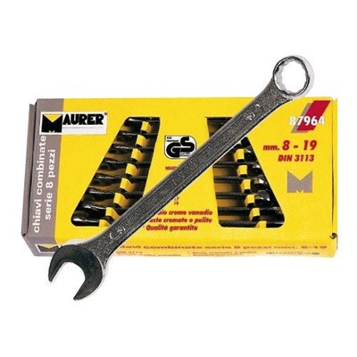 Juego Llaves Combinadas Maurer  8 Piezas