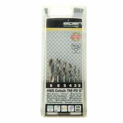 Estuche Brocas Alpen Cobalto Nirosta  6 Piezas