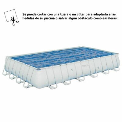 Cobertor Solar Para Piscina Rectangular 732x366 cm.