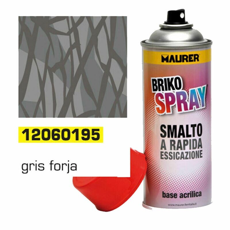 Spray Pintura Gris Forja Oscuro 400 ml.