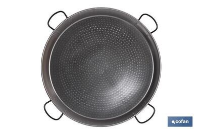PAELLERA ACERO PULIDA �900 MM (4 asas)