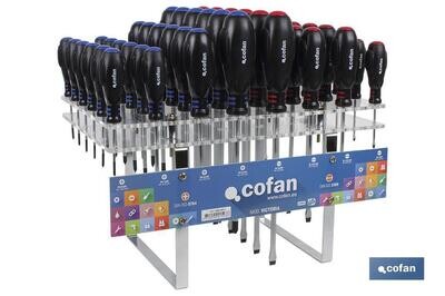 EXPOSITOR DESTORNILLADORES 48 PCS.