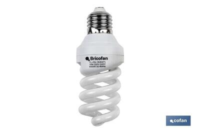 LAMPARA B. CONSUMO TRI 6400K ESPIRAL 15W /E27