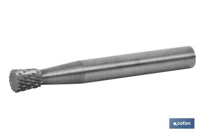 FRESA ROT. C�NICA INV. SIN DENT. FRONTAL 6mm.