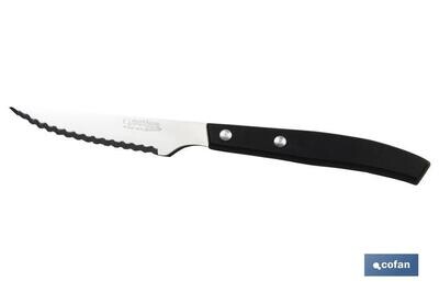 PACK 6 CUCHILLOS CHULETEROS VITTORIO NEGRO