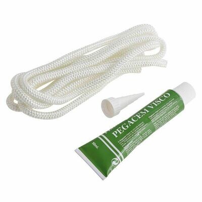 Kit Cordon Estufa   6mm./2,5 m. con Pegamento