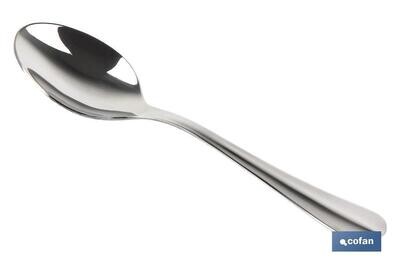 BL 2uds CUCHARA DE CAFE INOX C-18/0 MODELO BOLONIA 2mm