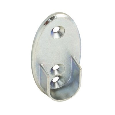 Soporte Lateral Oval Zincado Lateral � 16 mm.