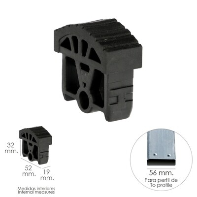 Contera Para Escalera Pronor 2 Tramos Con 8+8 Pelda�os ( Perfil 55 mm.)