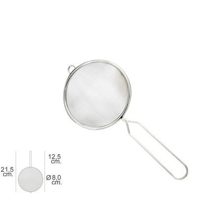 Colador Acero Inoxidable Basic � 8 x 21,5 (Alt.) cm.