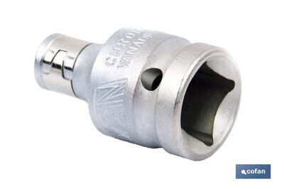 ADAPTADOR 3/8" PARA PUNTAS 1/4"
